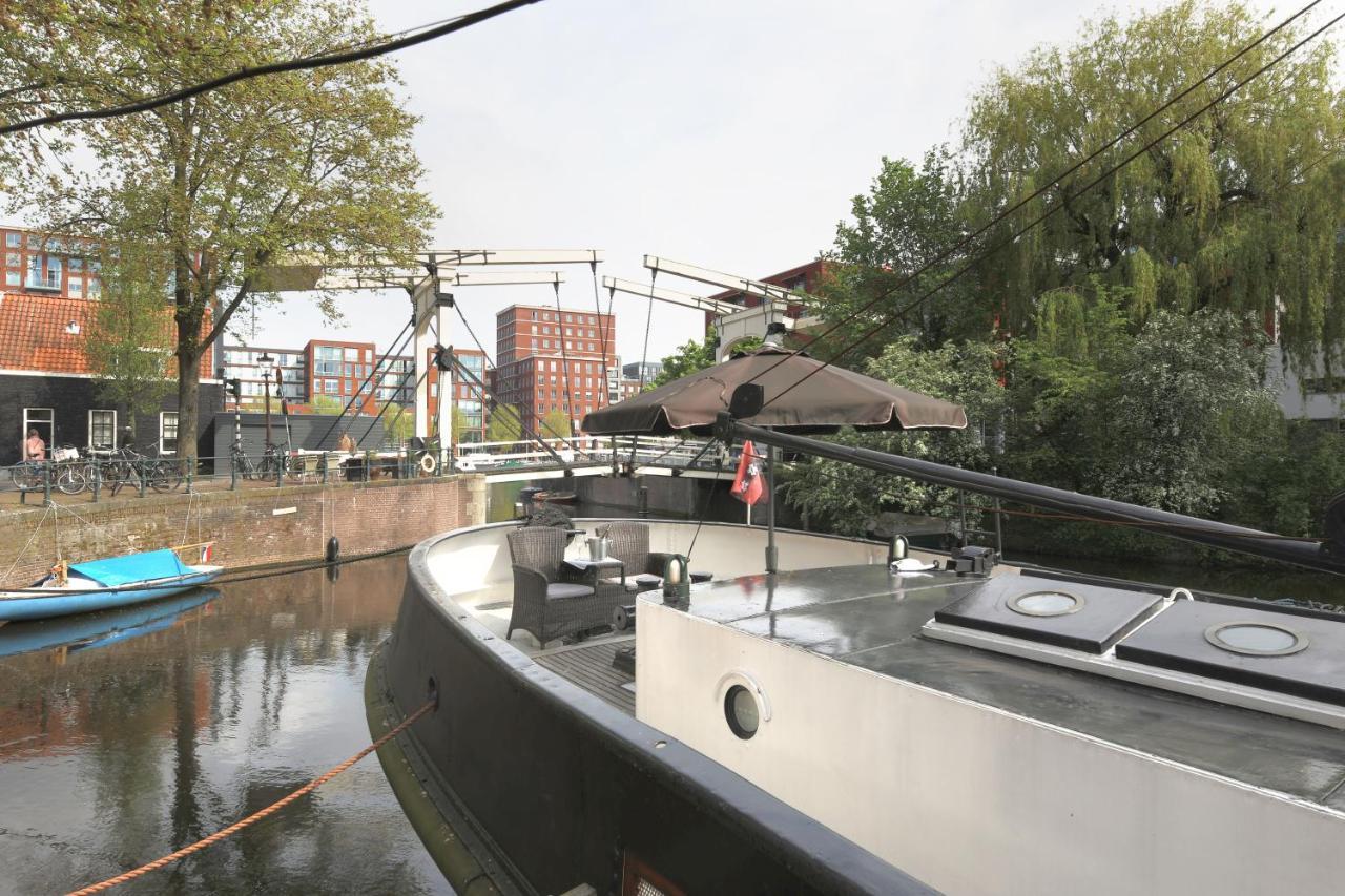 Houseboat Volle Maan Bed & Breakfast Amsterdam Bagian luar foto